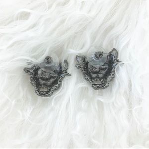 nissa Jewelry - Nissa Cat Stud Earrings nissa Jewelry - Nissa Cat Stud Earrings